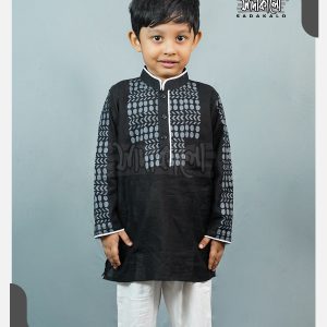 Best Quality Baby Cotton Panjabi for Ekushe Traditional Special