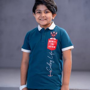 BOYS KNIT FASHION POLO