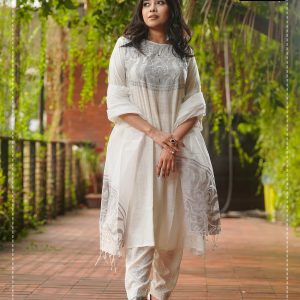 Buy Latest Designing Eid Special Screen Printed Kameez Set