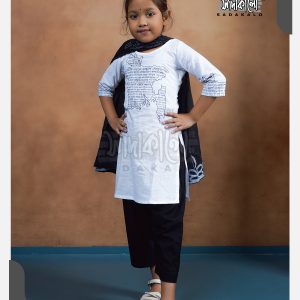 Ekushe Traditional Special Top Quality Cotton Baby Salwar Kameez