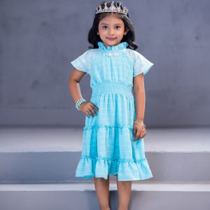 GIRLS WOVEN FROCK
