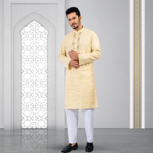 Lubnan Men's Regular Fit Brown Color Panjabi | Infinity Mega Mall