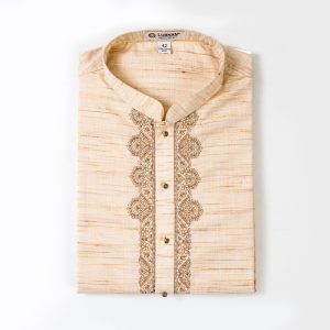Lubnan Men's Regular Fit Brown Color Panjabi | Infinity Mega Mall
