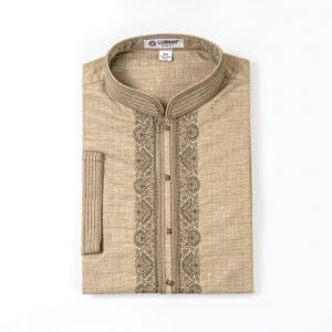 Lubnan Men's Slim Fit Brown Color Panjabi | Infinity Mega Mall