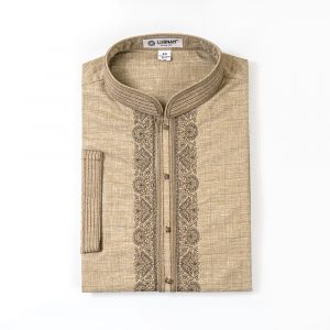 Lubnan Men's Slim Fit Brown Color Panjabi | Infinity Mega Mall