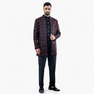 Luxury Hand Embroidered Indo Western Wedding Attire | Infinity Mega Mall