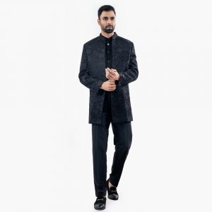 Luxury Hand Embroidered Indo Western Wedding Attire | Infinity Mega Mall