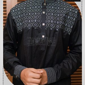 New Arrivals Embroidered Cotton Fabric Panjabi for Eid Festival