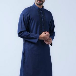 Regular Fit Cotton Semi-Formal Panjabi