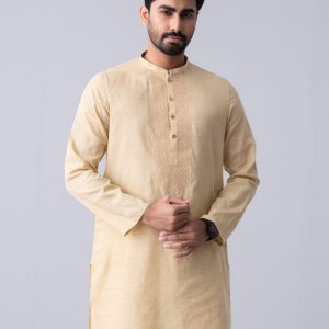 Regular Fit Embroidered Semi-Formal Panjabi