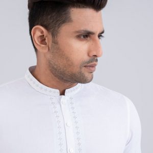 Regular Fit Embroidered Semi-Formal Panjabi