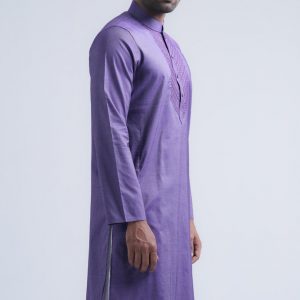 Regular Fit Embroidered Semi-Formal Panjabi