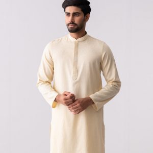 Regular Fit Embroidered Semi-Formal Panjabi