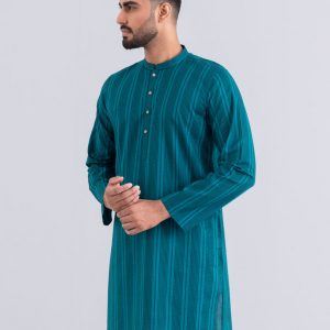 Regular Fit Printed Cotton Panjabi