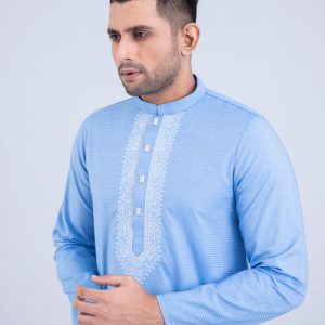Regular Fit Semi-Formal Dobby Panjabi