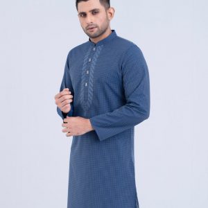 Regular Fit Semi-Formal Dobby Panjabi
