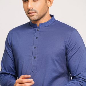 Regular Fit Solid-Dyed Panjabi