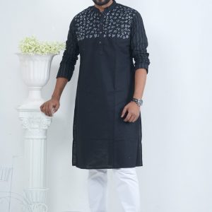 Sadakalo Presents 21 February Special Design Cotton Panjabi