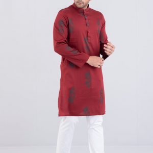 Slim Fit Satin Cotton Panjabi