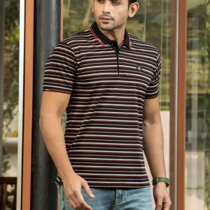 Stripe Polo T-Shirt