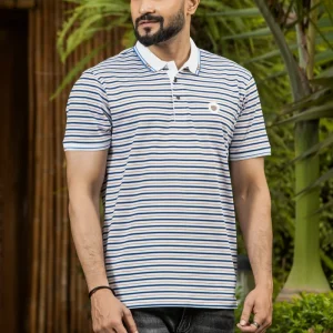 Stripe Polo T-Shirt