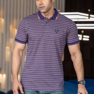Stripe Polo T-Shirt