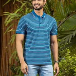 Stripe Polo T-Shirt