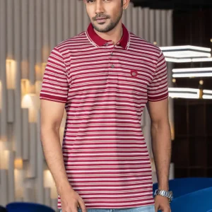 Stripe Polo T-Shirt