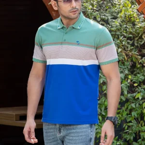 Stripe Polo T-Shirt