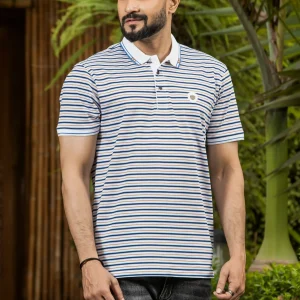 Stripe Polo T-Shirt
