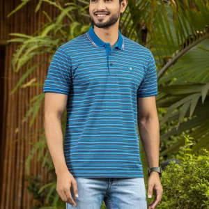 Stripe Polo T-Shirt