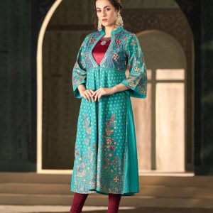 WOMENS WOVEN KURTI
