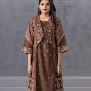 WOMENS WOVEN LONG KURTI