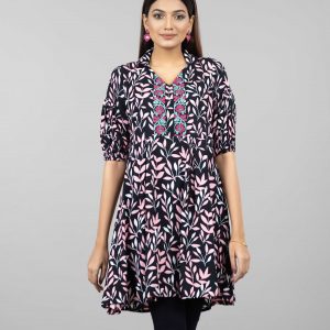 WOMENS WOVEN LONG TOPS