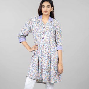 WOMENS WOVEN LONG TOPS