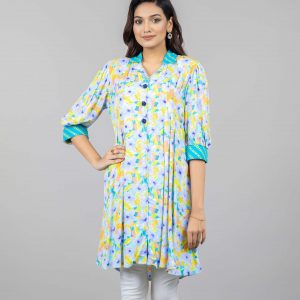 WOMENS WOVEN LONG TOPS