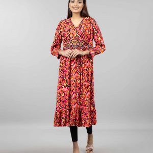 WOMENS WOVEN LONG TOPS