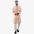 Lubnan Men’s Regular Fit Lite Salmon Color Panjabi – LubnanBD