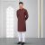Lubnan Mens Chocolate Color Slim Fit Casual Panjabi | Infinity Mega Mall