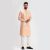 Lubnan Men’s Peach Color Panjabi Waistcoat & Pajama Set | Infinity Mega Mall