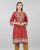 WOMENS WOVEN LONG KURTI